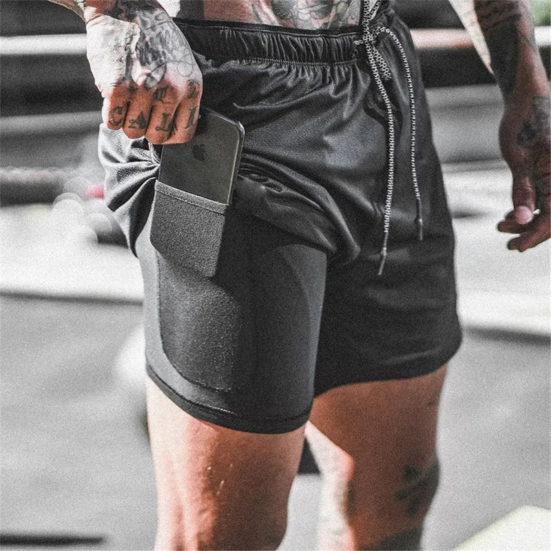 Shorts Para Treino 2 em 1 Esporte Air Effect